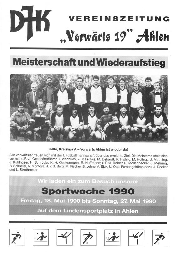 Vereinszeitung Mai 1990