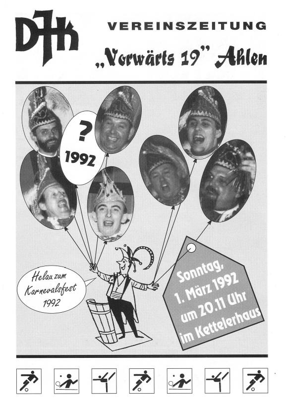 Vereinszeitung Februar 1992