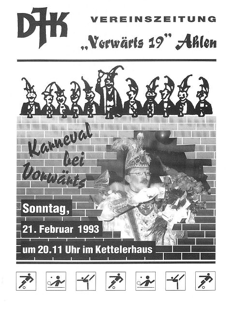 Vereinszeitung Feburar 1993