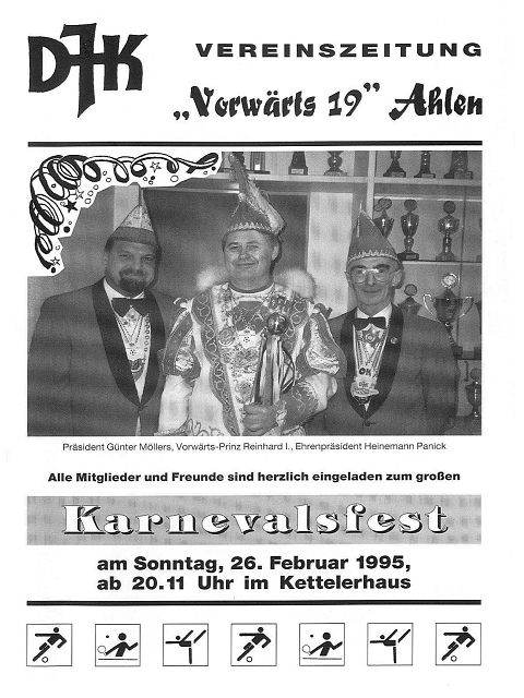 Vereinszeitung Februar 1995
