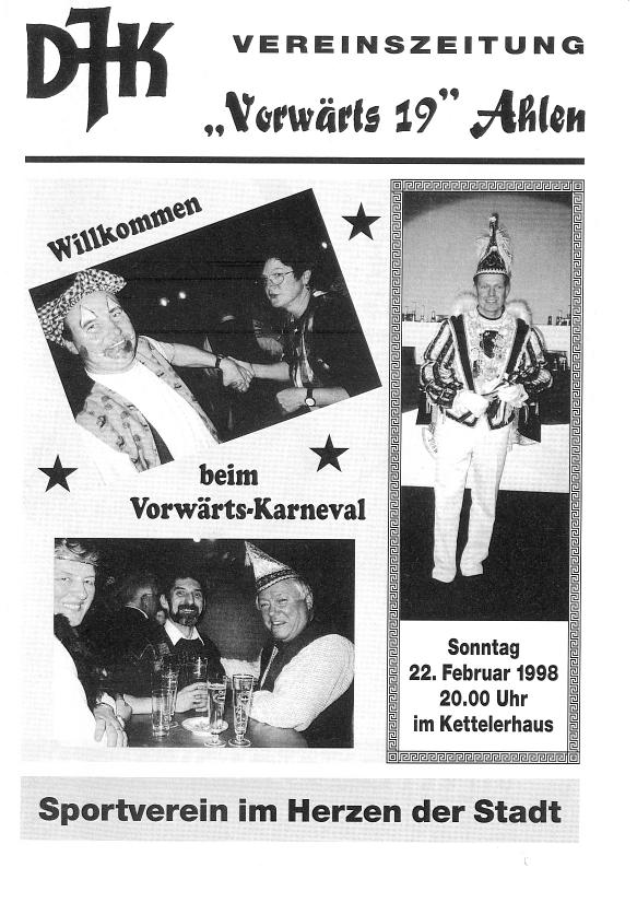 Vereinszeitung Februar 1998