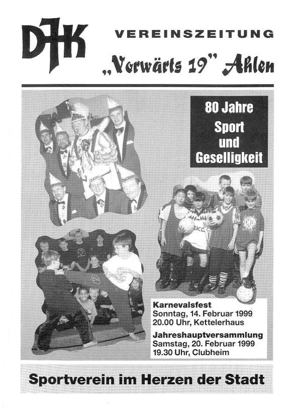 Vereinszeitung Februar 1999