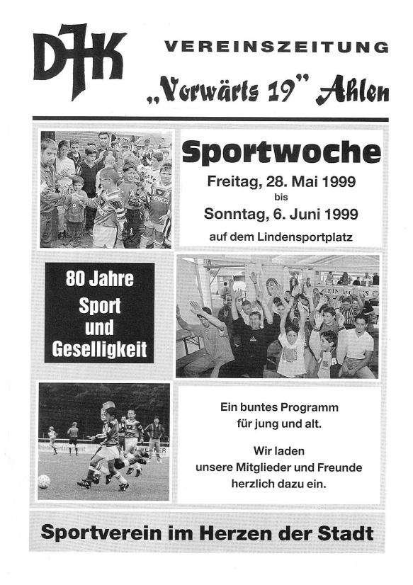 Vereinszeitung Mai 1999
