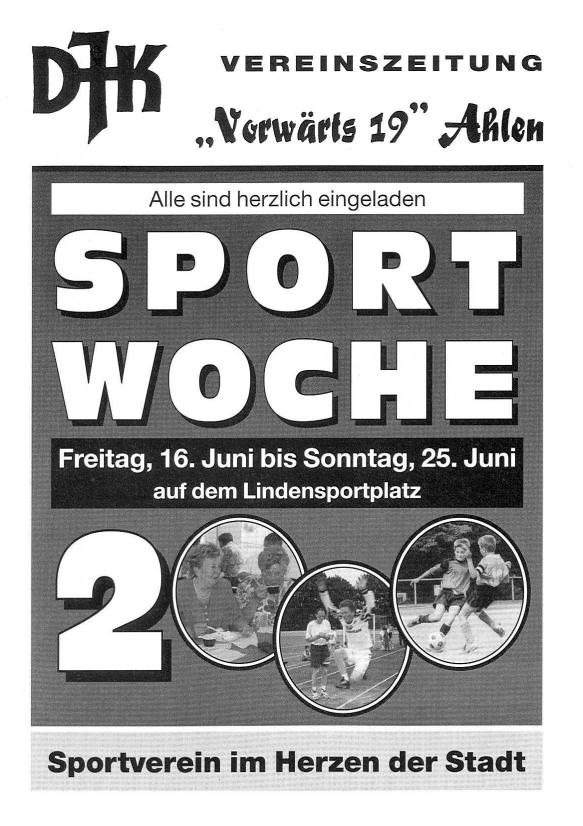 Vereinszeitung Mai 2000