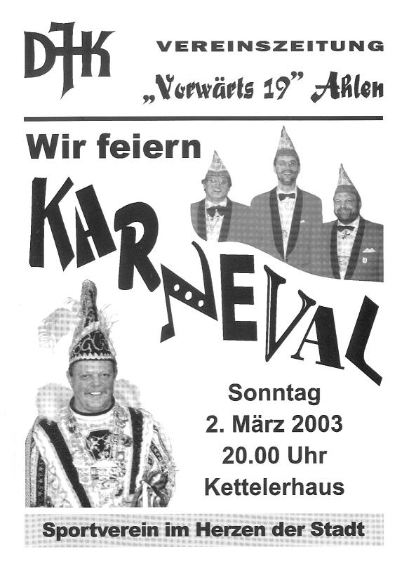 Vereinszeitung Februar 2003