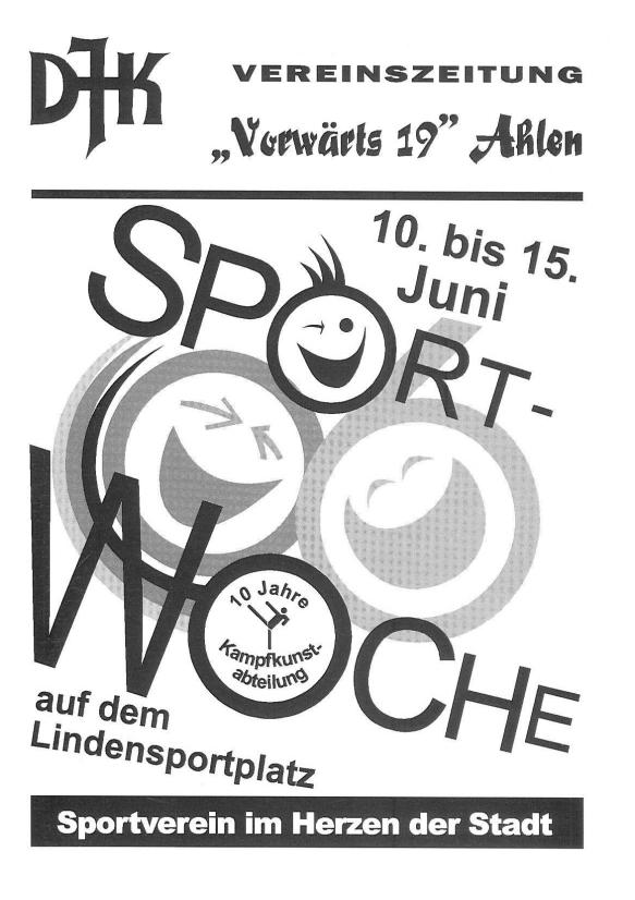 Vereinszeitung Juni 2006