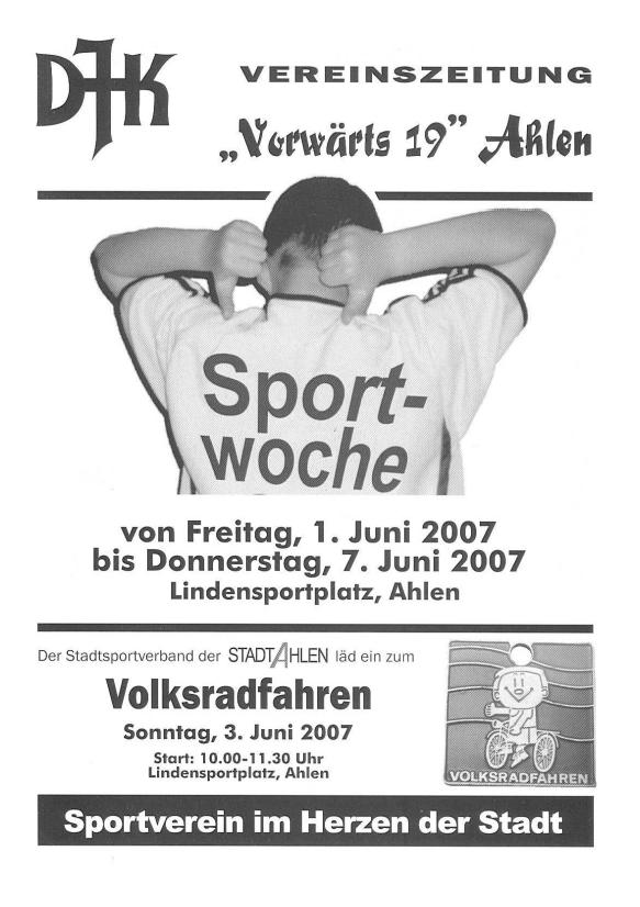 Vereinszeitung Juni 2007