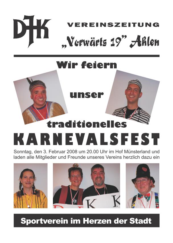 Vereinszeitung Feburar 2008