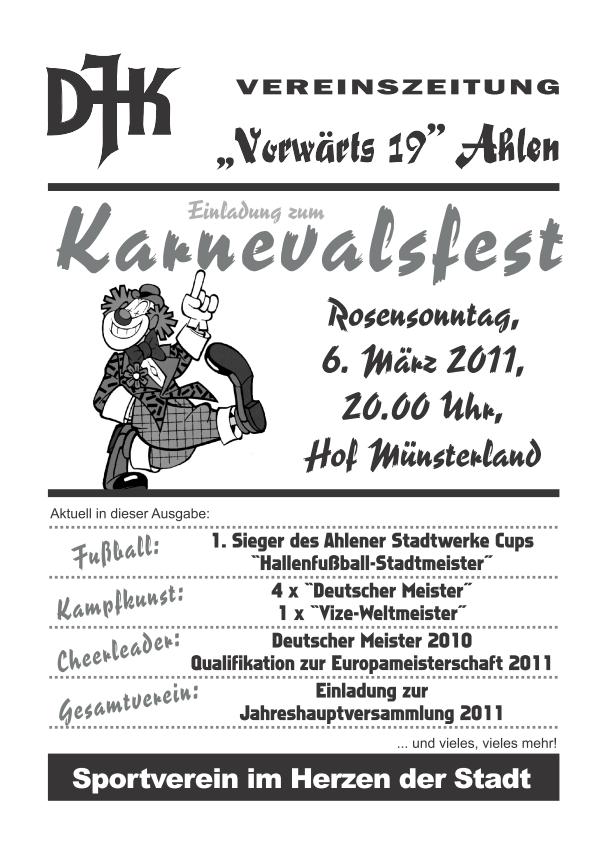 Vereinszeitung Feburar 2011